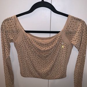 Crystal Off the shoulder top